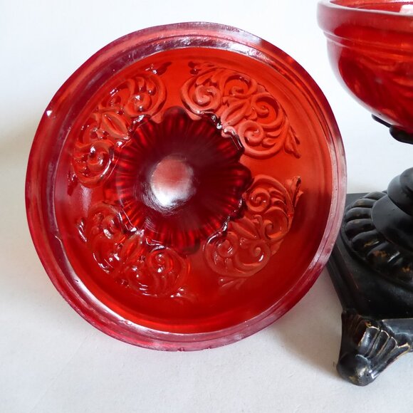 NEW 13.5” HEMISPHERES BRAND VICTORIAN STYLE COVERED LIDDED DECORATIVE BOWL DISH - Picture 8 of 9